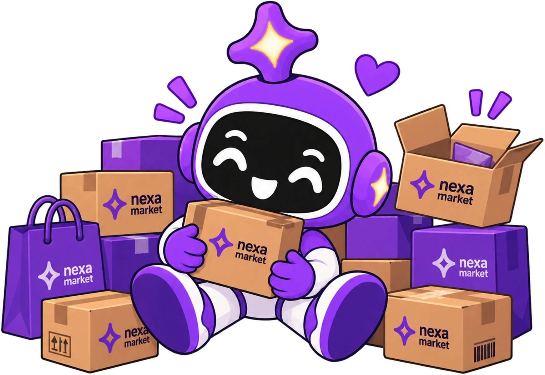 Nexa market mascot